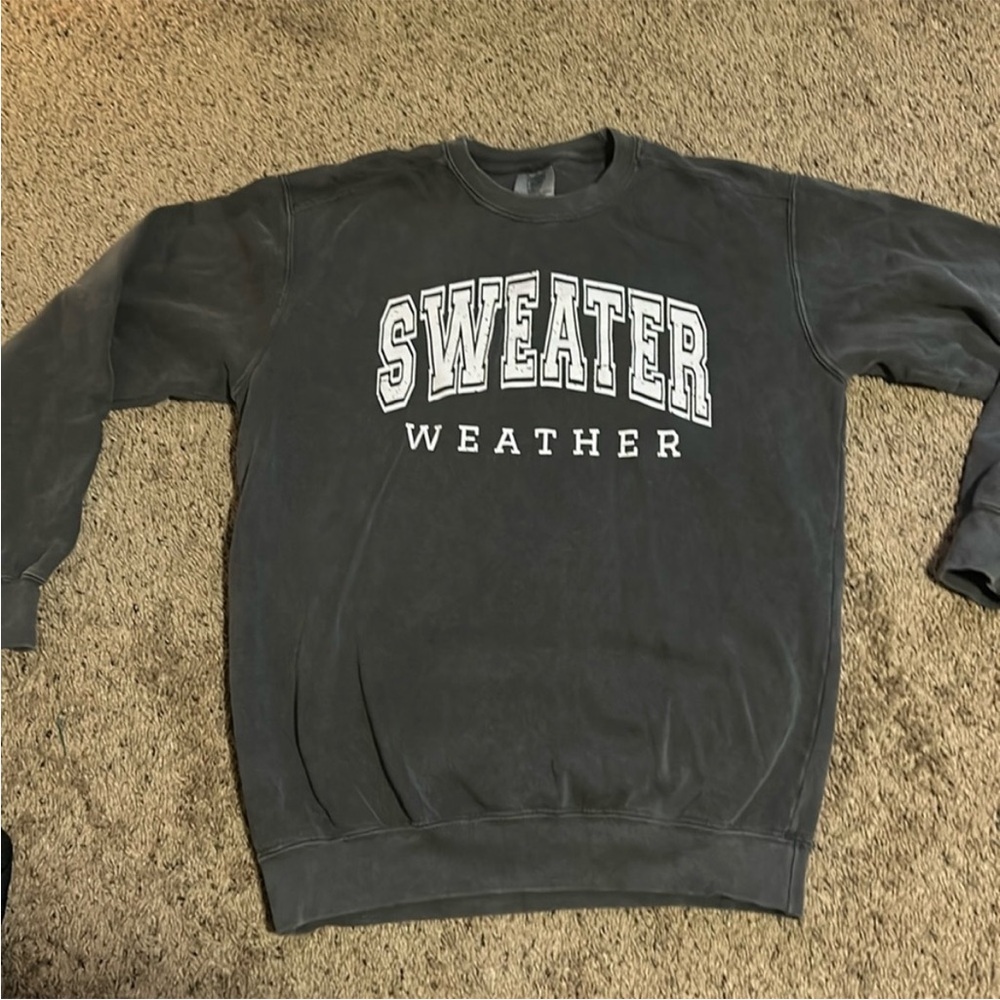 Gray Crewneck Sweater